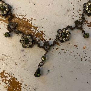 Green Crystal Kenny Ma Necklace